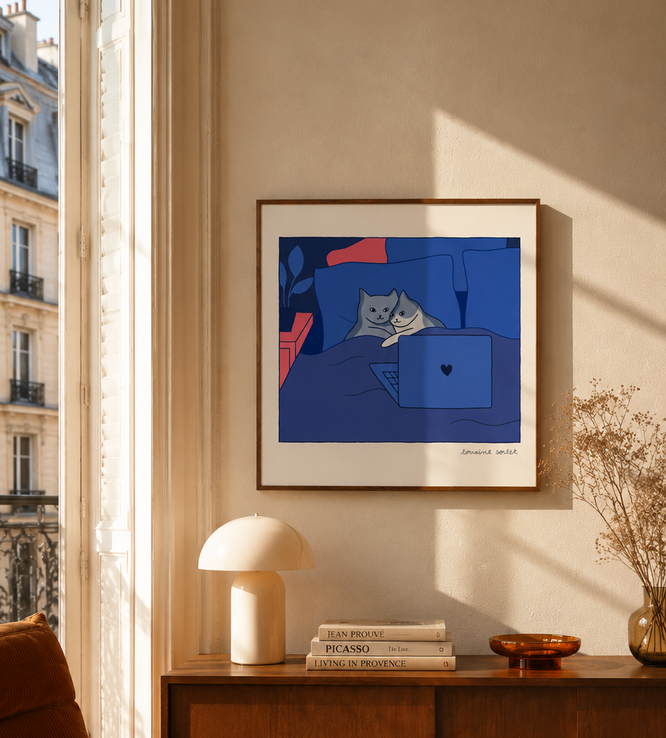 ART, CATS and Love on your wall 💙