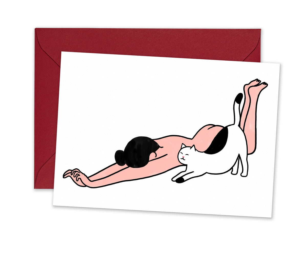 Carte d'étirement / de vœux