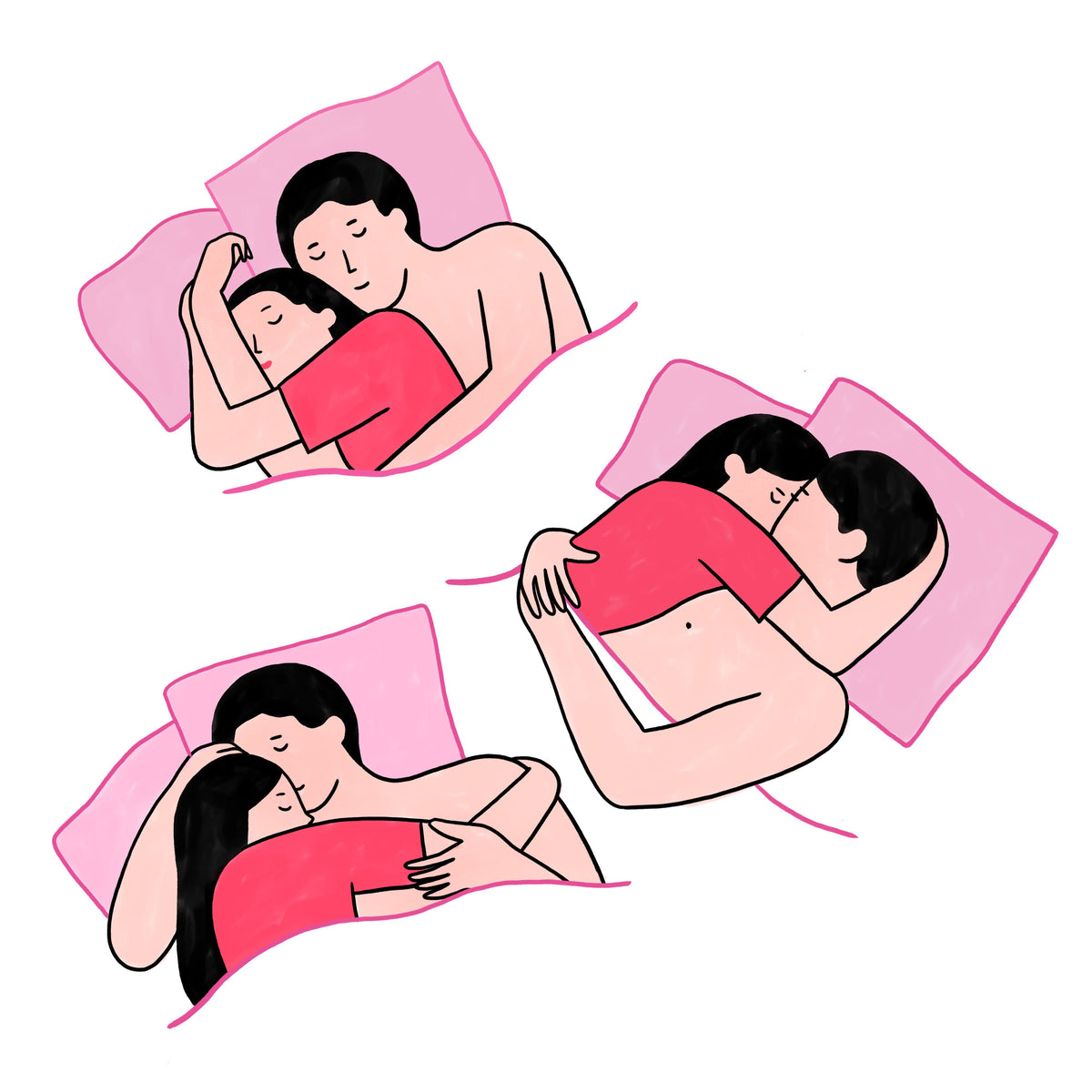 Les amants endormis