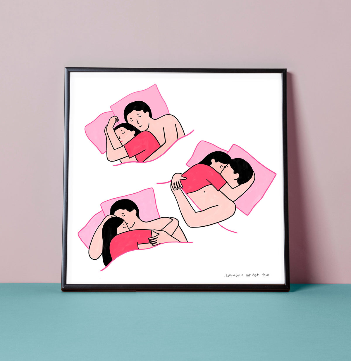 Les amants endormis